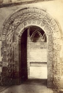 St Albans Abbey, Norman Door by English Photographer