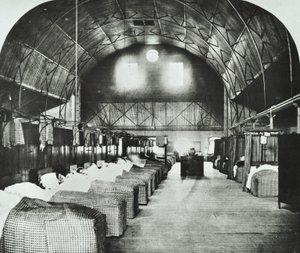 St Thomas Hospital: temporary ward in Surrey Gardens Music Hall