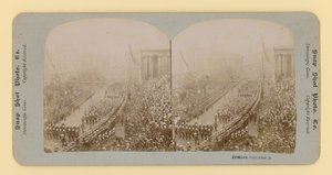 Stereoscopic print of Queen Victoria