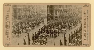 Stereoscopic print of Queen Victoria