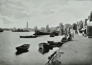 Strand-on-the-Green, Hounslow: general view, 1895