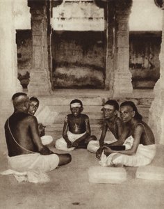 Students Attending a Temple School in Ramesworam, Madras, India by English Photographer