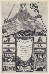 T Hobbes, Leviathan, A Crooke 1651 by English Photographer