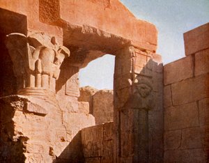 Temple at El Medina, Egypt
