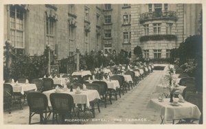 Terrace of the Piccadilly Hotel, London