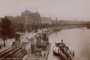 Thames Embankment from Hungerford Bridge
