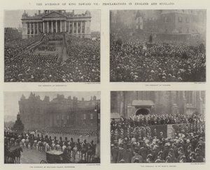 The Accession of King Edward VII, Proclamations in England and Scotland by English Photographer