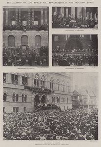 The Accession of King Edward VII, Proclamations in the Provincial Towns by English Photographer