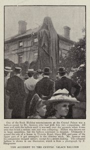 The Accident to the Crystal Palace Balloon by English Photographer