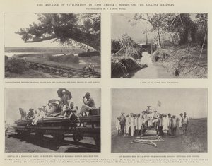 The Advance of Civilization in East Africa, Scenes on the Uganda Railway by English Photographer