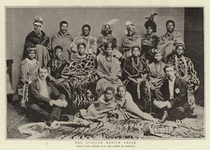 The African Native Choir, Which Sang Before H M The Queen at Osborne