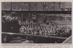The Annual Festival of the Pastors College, a Service amid the Ruins of the Metropolitan Tabernacle by English Photographer