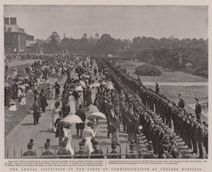 The Annual Inspection of the Corps of Commissionaires at Chelsea Hospital by English Photographer