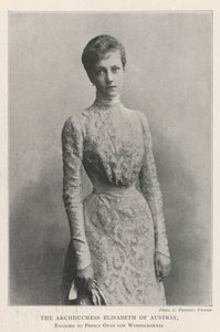 The Archduchess Elisabeth of Austria, engaged to Prince Otto von Windischgratz by English Photographer