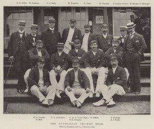 The Australian Cricket Team by English Photographer