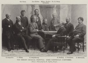 The Bergen Musical Festival, some Norwegian Composers by English Photographer