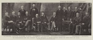 The British-American Joint High Commission for the Settlement of Disputed Questions between the United States and Canada by English Photographer