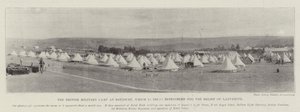 The British Military Camp at Estcourt, which is being reinforced for the Relief of Ladysmith by English Photographer