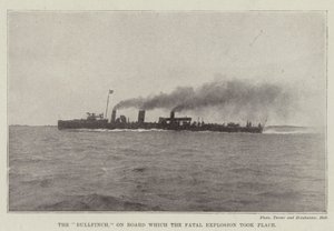 The Bullfinch, on Board Which the Fatal Explosion Took Place
