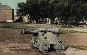 The Bunker Hill Gun, The Citadel, Quebec by English Photographer
