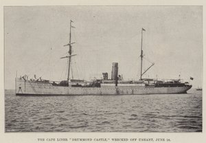 The Cape Liner Drummond Castle, wrecked off Ushant, 16 June by English Photographer