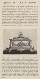 The Casket presented to Sir William Gatacre by the Town of Shrewsbury