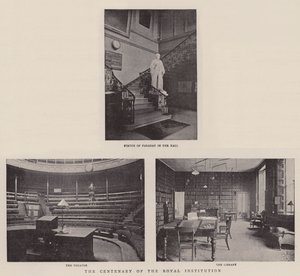 The Centenary of the Royal Institution by English Photographer