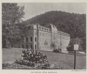The Central Baths, Marienbad by English Photographer