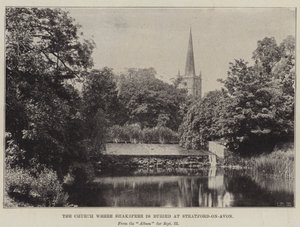 The Church where Shakespeare is buried at Stratford-on-Avon