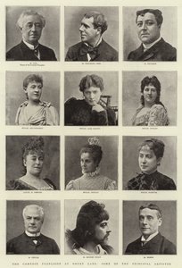 The Comédie Française at Drury Lane, some of the Principal Artistes