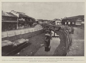 The Concession Question at Shanghai, the Yang-King-Pang Creek, Separating French from British Settlements