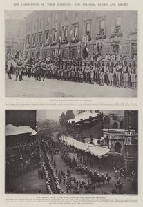 The Coronation of Their Majesties, the Colonial Guard and Escort