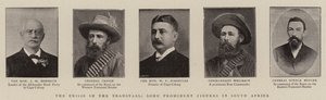The Crisis in the Transvaal, some Prominent Figures in South Africa by English Photographer