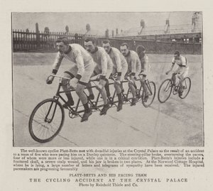 The Cycling Accident at the Crystal Palace by English Photographer