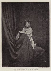 The Czar Nicholas II as a Child by English Photographer