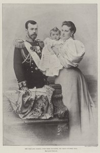 The Czar and Czarina, with their Daughter, the Grand Duchess Olga