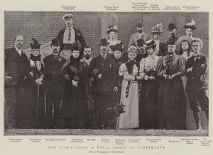 The Czars Tour, a Royal Group at Copenhagen by English Photographer