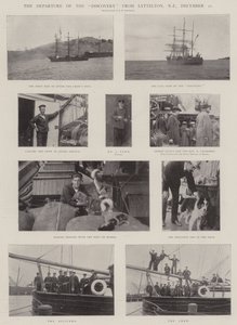 The Departure of the Discovery from Lyttelton, New Zealand, 21 December