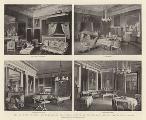 The Diamond Jubilee, accommodation for Royal Guests at Buckingham Palace, the Belgian Rooms