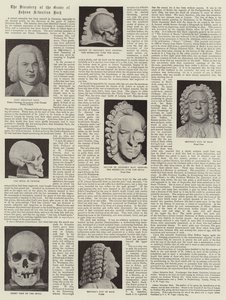 The Discovery of the Grave of Johann Sebastian Bach