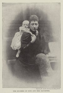 The Duchess of Fife and her Daughter by English Photographer