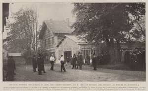 The Duel between the Marquis de Dion, the Famous Motorist, and M. Gerault-Richard, the Socialist, at Neuilly on 4 November by English Photographer