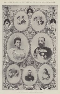 The Duke and Duchess of Saxe-Coburg-Gotha with their Children and Grandchildren by English Photographer