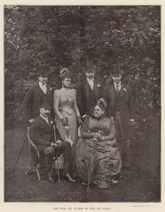 The Duke and Duchess of Teck and Family by English Photographer
