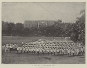 The Egyptian Army, an Infantry Battalion on Parade