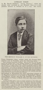 The Emperor William II in his Boyhood by English Photographer