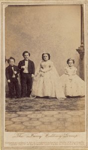 The Fairy Wedding group; General Tom Thumb by English Photographer