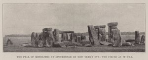 The Fall of Monoliths at Stonehenge on New Year