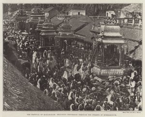 The Festival of Mahamakam, Religious Procession through the Streets of Kombakonum