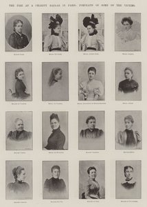The Fire at a Charity Bazaar in Paris, Portraits of Some of the Victims